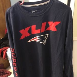 Men’s 2XL Nike long sleeve patriots champs tshirt